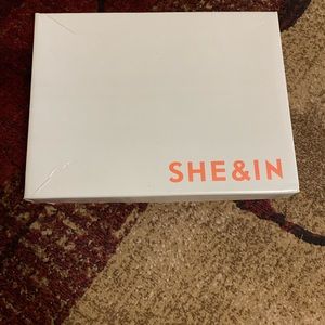 Shein boots, black size 8 booties, new in box